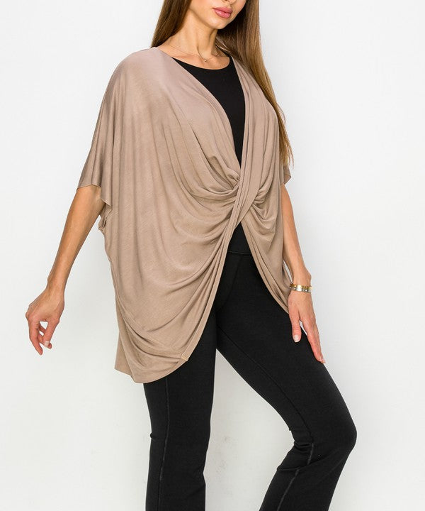 Twist of Nature Bamboo Wrap Top