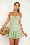 Cotton Charm Ruched Cami Mini Dress