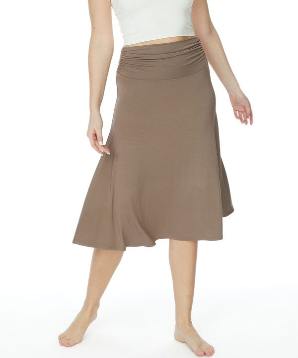 EcoChic Bamboo Flare Skirt