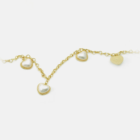 The Heart Shaped Pearl Pendant Necklace