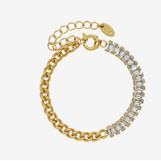 Chain Zircon Bracelet