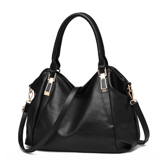 Plush Pinnacle Leather Handbag